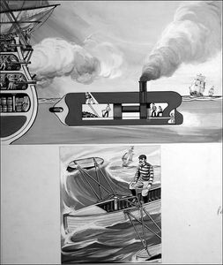 Strange Sea Inventions art by 20th Century unidentified artist
