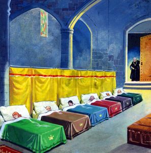 The Princesses Asleep...Or? art by Jesus Blasco