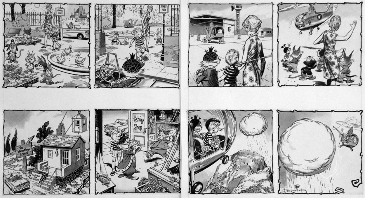The Jumblies 'Rainmaking' (TWO Pages) art by Jesus Blasco