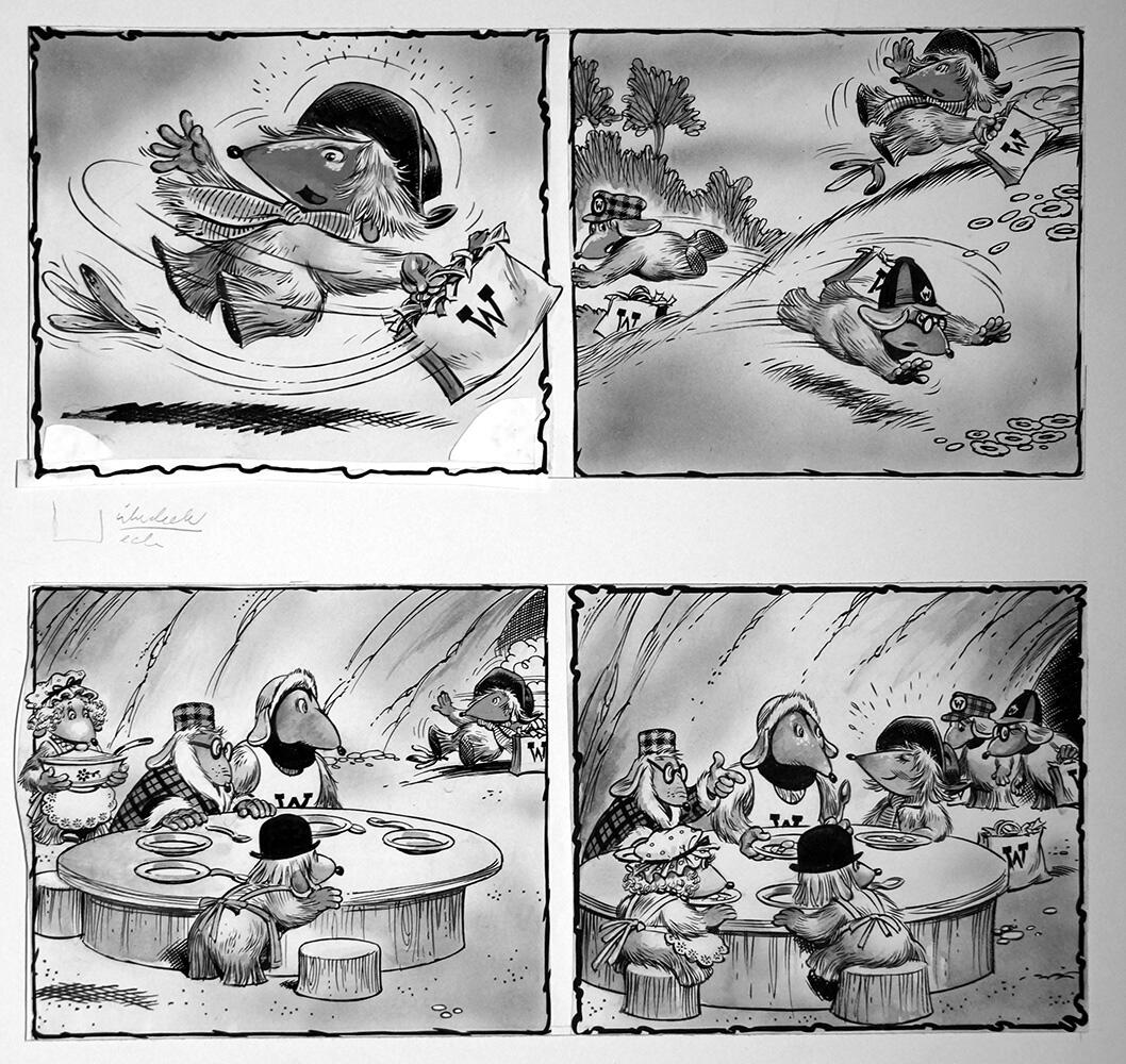 2nd page of story art by Jesus Blasco