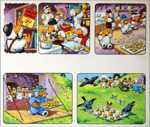 The Wombles - Birds and Bees art by Jesus Blasco