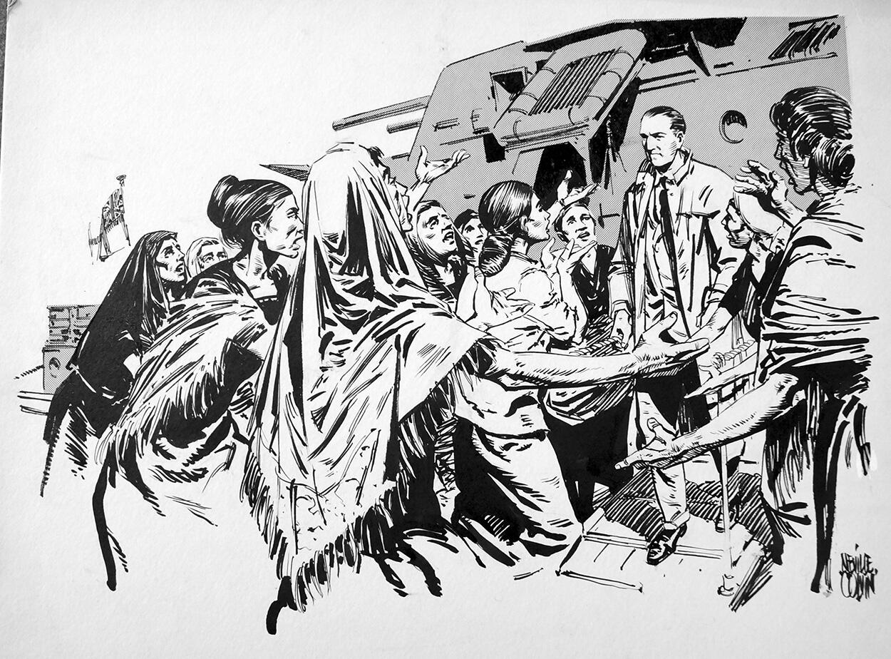 Heroes of the Red Cross Marcel Junot art by Neville Colvin