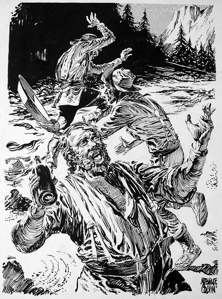 The Gold Rush art by Neville Colvin