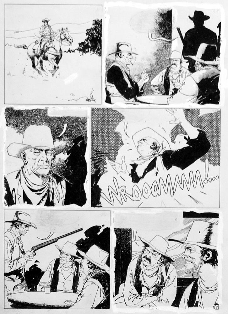La Fecha en la Piedra  (The Date on the Tombstone) 7 art by Arturo del Castillo