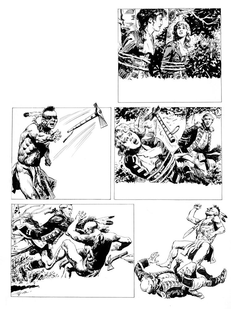 The Last of the Mohicans 6 art by Cecil Doughty