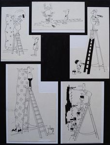 Fun with Fiddy: DIY Antics art by Roland Fiddy