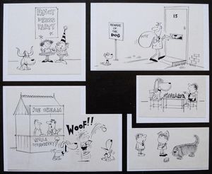 Fun with Fiddy: Doggy Buffoonery! art by Roland Fiddy