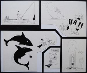 Fun with Fiddy: Flipper Fun! art by Roland Fiddy