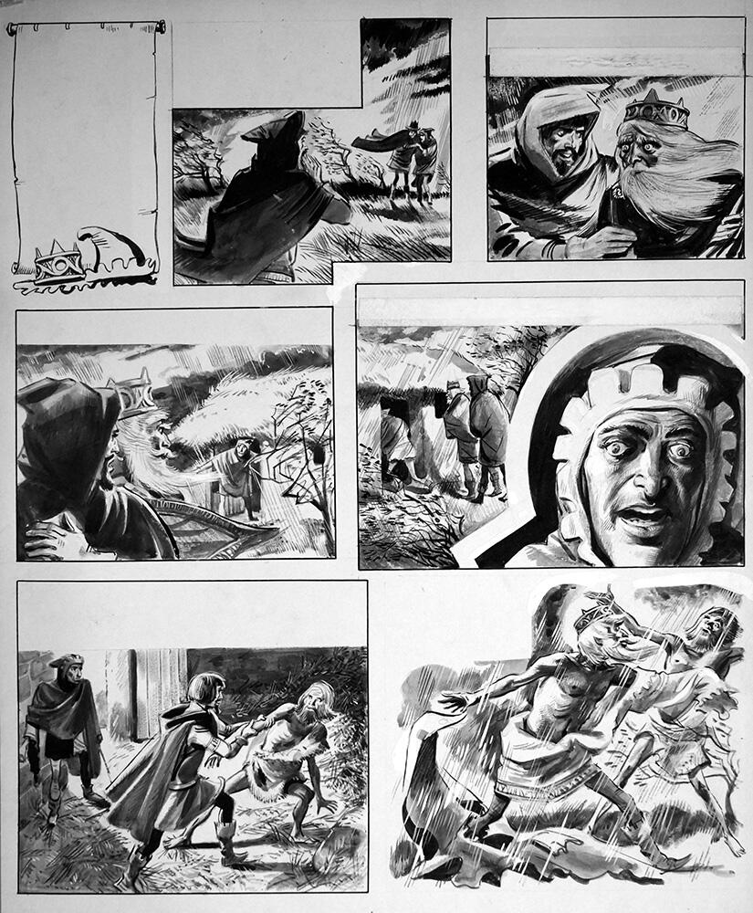 King Lear - Beggar in the Storm art by Robert Forrest