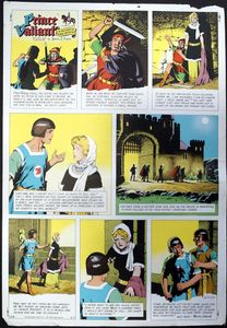 Prince Valiant: Printer's Proof 1574 art by Hal Foster