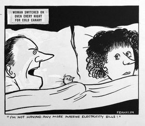 Three In A Bed art by Stanley Arthur Franklin