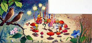 Dancing In The Forest art by Gordon Hutchings