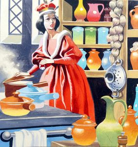 Three Soldiers: Adding the poison draft art by Ron Embleton