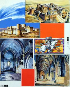 Historic Castles of the World art by Dan Escott