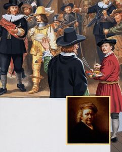 Rembrandt's The Night Watch art by John Keay
