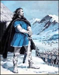The Story of France - Vercingetorix art by Jack Keay