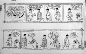 Taz-Mania comic page 2 art by Dave King