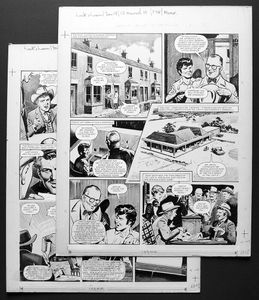 Number 13 Marvel Street - Lawyer Croaker (TWO pages) art by Bill Lacey