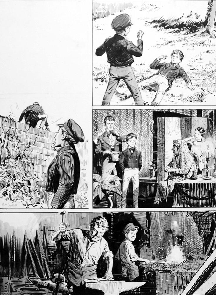 Great Expectations - Fighting For Estella art by Bill Lacey