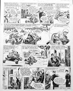 Zip Nolan - Go-Carting art by Fred Holmes