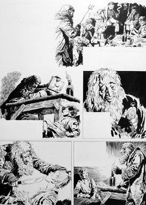 Oliver Twist - Oliver Meets Fagin art by Bill Lacey