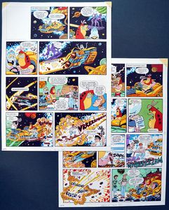 Galaxy High - The Space Race (TWO pages) art by Andy Lanning