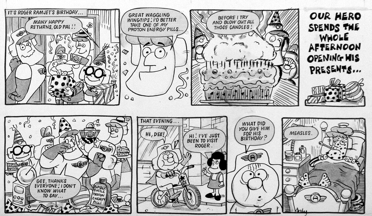 Roger Ramjet from 'Look In' 3 art by Andy Lanning