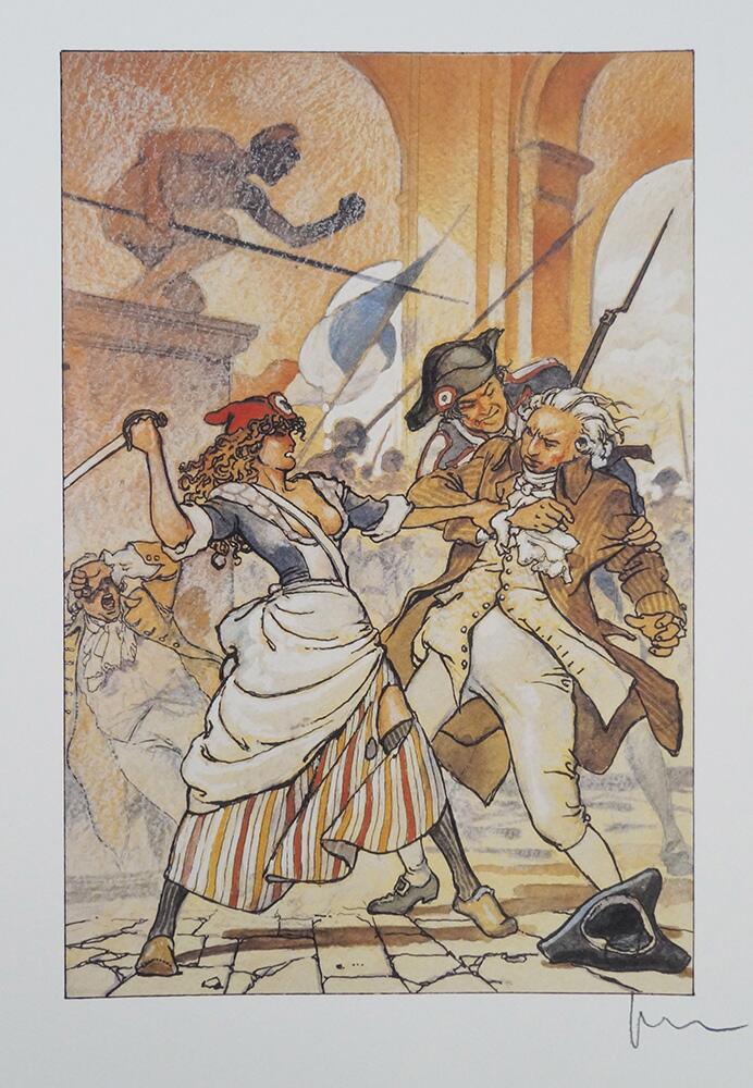 Hack Him to Pieces art by Milo Manara