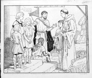 The Gregorian Mission art by Robert Wilson Matthews
