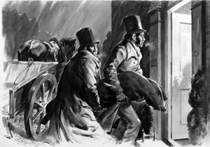 Burke and Hare Grave Robbers and Murderers art by James E McConnell