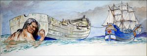 Gulliver - All At Sea art by Philip Mendoza
