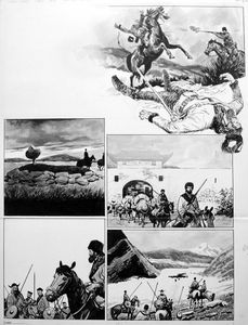 Robinson Crusoe - Instalment 11 (TWO pages) art by Colin Merrett