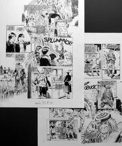 Worzel Gummidge - Proper Cricketin' Togs (TWO pages) art by Barrie Mitchell