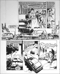 Knight Rider - Better Off Dead art by Barrie Mitchell