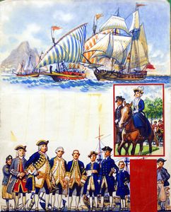 Victory Over the Spanish and British Navy Uniforms art by Eric Parker