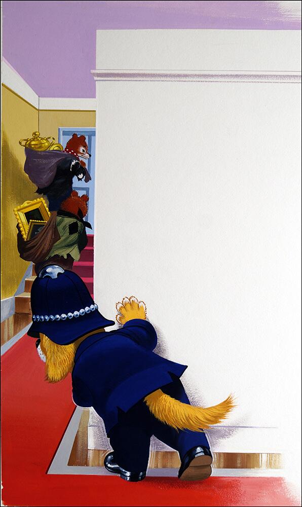 A Clean Getaway? art by William Francis Phillipps