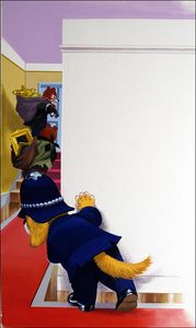 A Clean Getaway? art by William Francis Phillipps