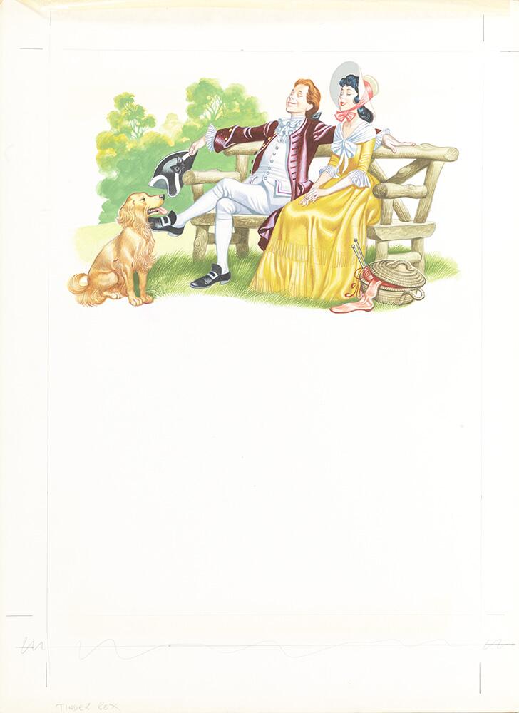 The Tinder Box: A Gentle Wooing art by Ron Embleton