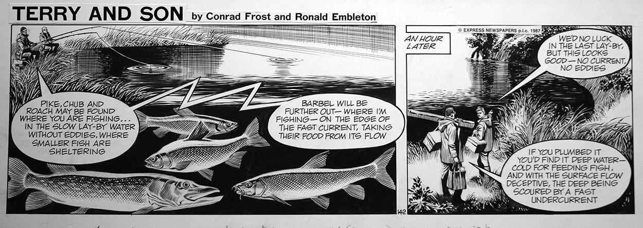 Terry and Son - Fast Current art by Ron Embleton