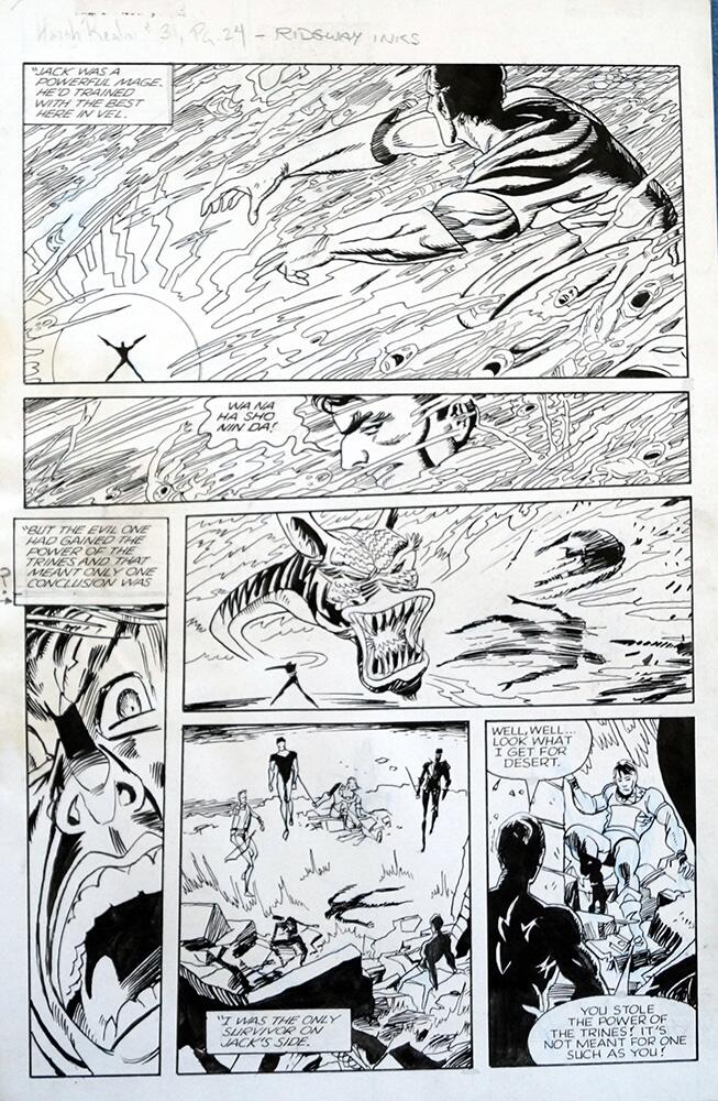 Harsh Realms art by John Ridgway