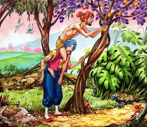 Picking Fruit art by Nadir Quinto