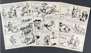 The White Jackal (THREE pages) art by Carlos Roume