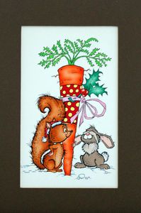 A Christmas Surprise for Rabbit art by Simon
