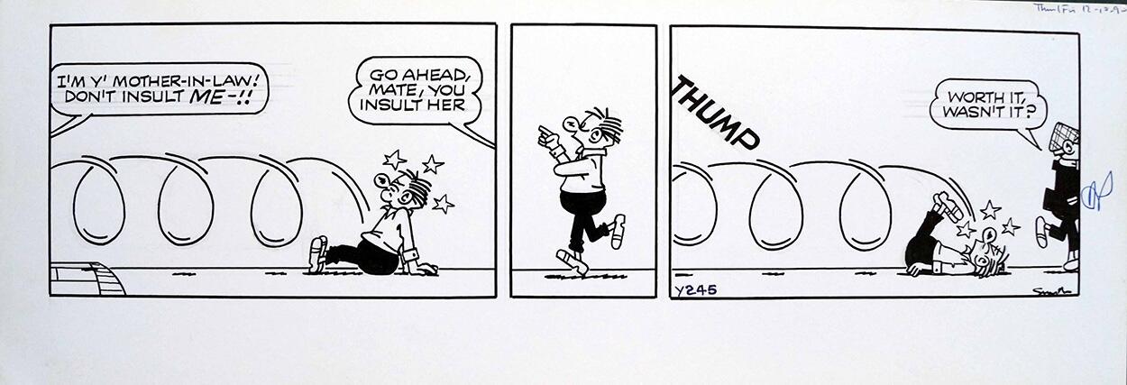 Andy Capp - Mother-In-Law! art by Reg Smythe