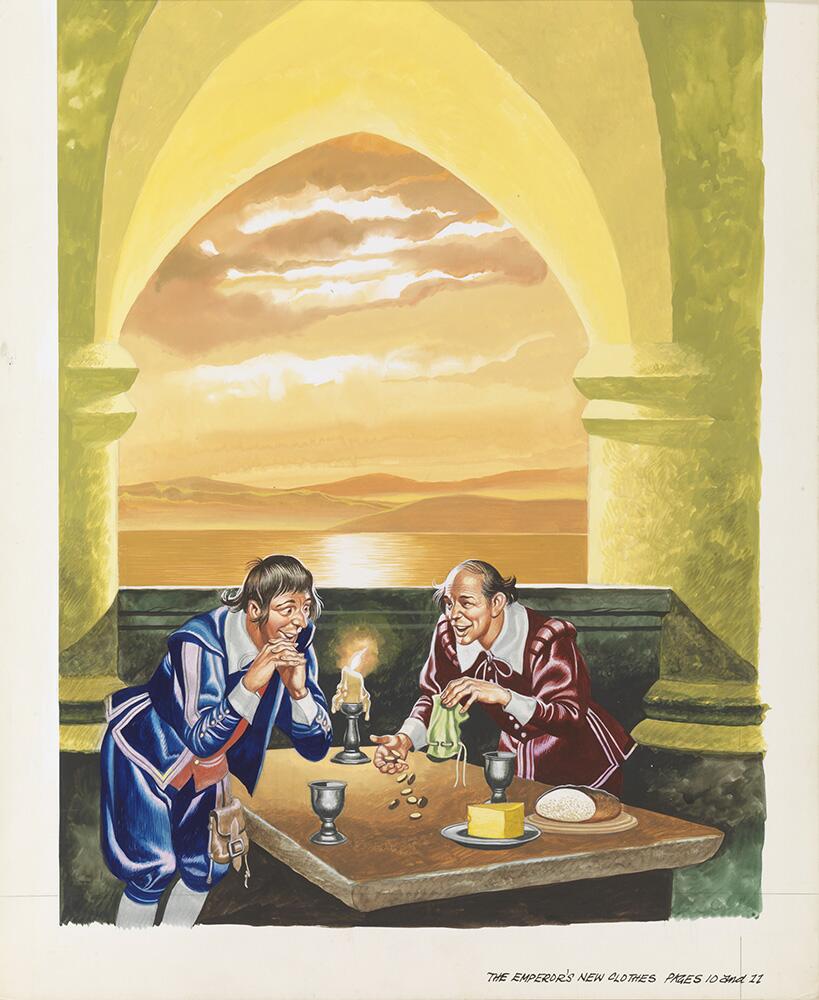 The Tailor Counts His Money art by Ron Embleton