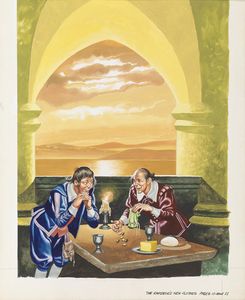 The Tailor Counts His Money art by Ron Embleton