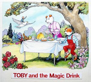 Toby and the Magic Drink art by Doris White