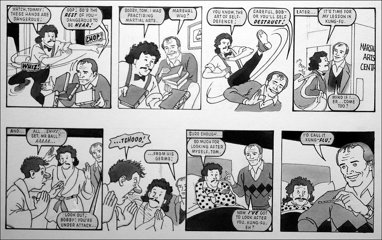 Cannon & Ball: Kung-Flu art by Bill Titcombe