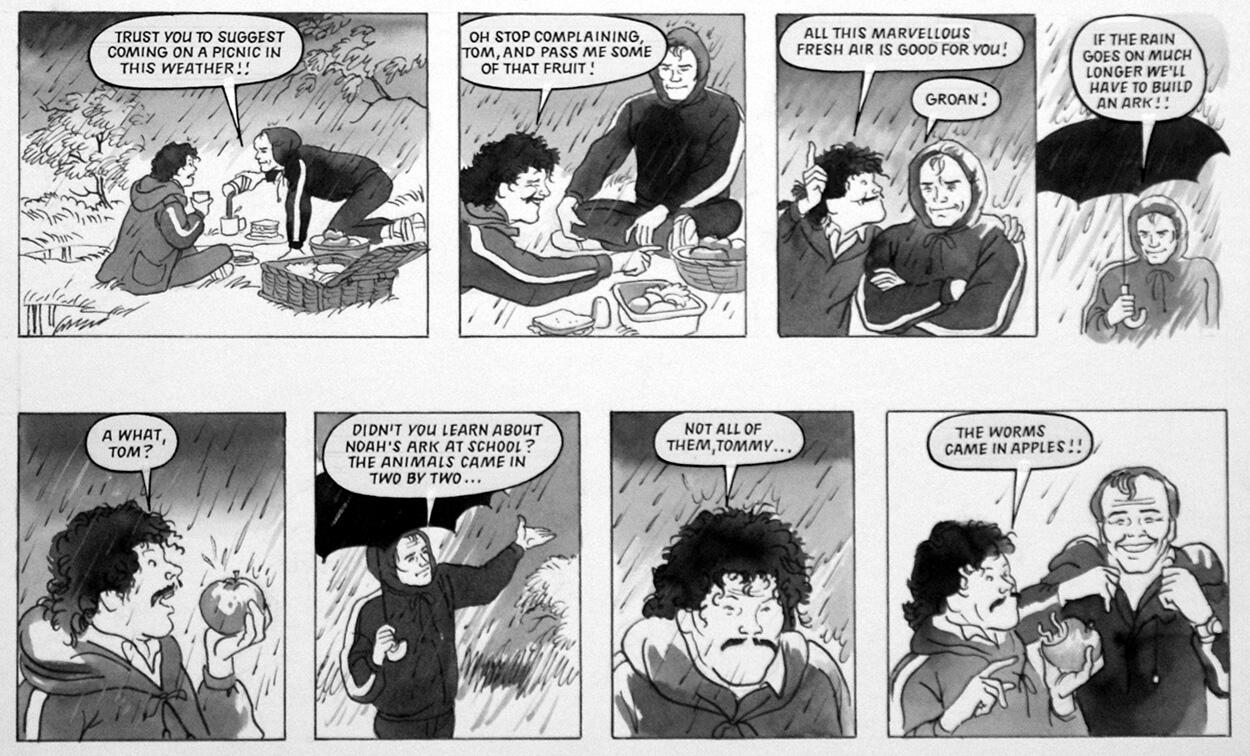 Cannon & Ball: Rain art by Bill Titcombe