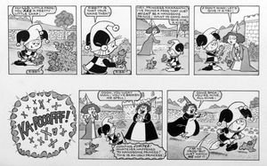 Alias the Jester from 'Look In' 1 art by Colin Wyatt